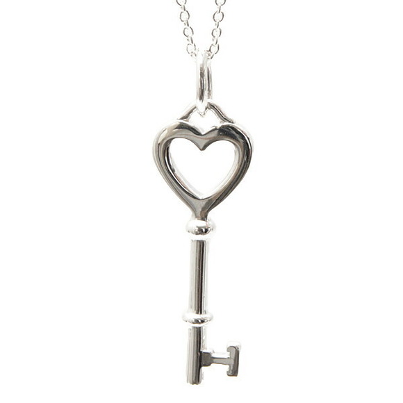 Tiffany Necklace Heart Key Pendant Silver - Picture 6 of 10